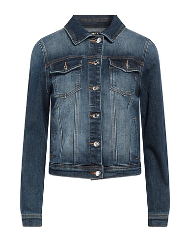 MET JEANS Giubbotto jeans Blu 93% Cotone, 5% Poliestere, 2% Elastan