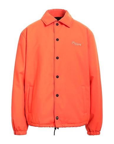 MSGM Jacket Orange 96% Virgin Wool, 4% Elastane