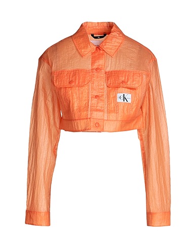 CALVIN KLEIN JEANS Jacke Orange 100% Polyamid