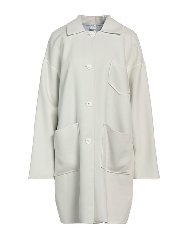 FEDELI Full-length jacket Light grey 85% Virgin Wool, 15% Silk