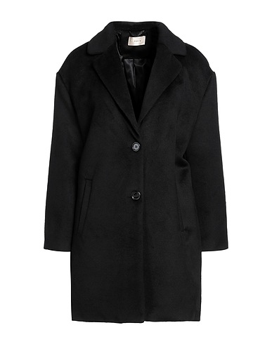 TOY G. Cappotto Nero 100% Poliestere