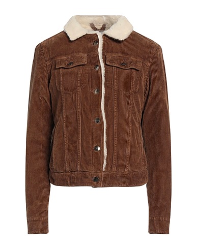 MR MASSIMO REBECCHI Jacket Camel 97% Cotton, 3% Elastane