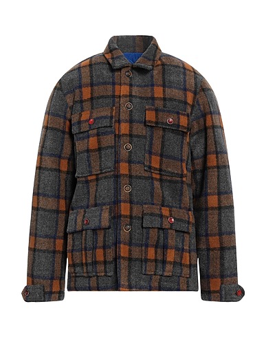 GARRY'S EARTH Coat Grey 40% Wool, 30% Acrylic, 25% Polyester, 5% Other Fibres