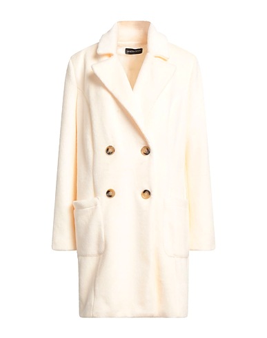 VANESSA SCOTT Coat Cream 100% Polyester
