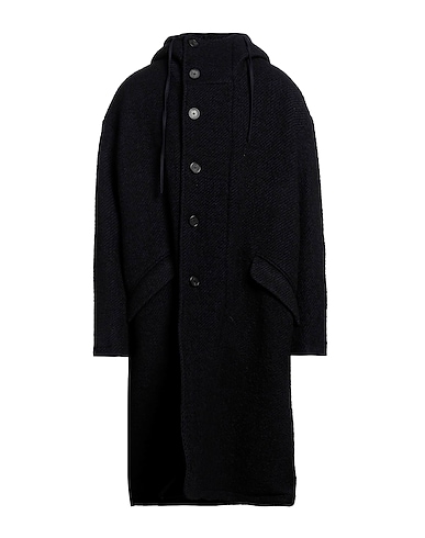 MASSIMO ALBA Coat Midnight blue 48% Wool, 25% Acrylic, 17% Polyester, 10% Polyamide