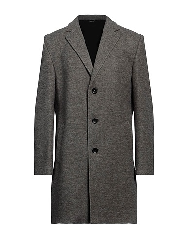 DANIELE ALESSANDRINI HOMME Coat Military green 57% Polyester, 39% Acrylic, 4% Wool