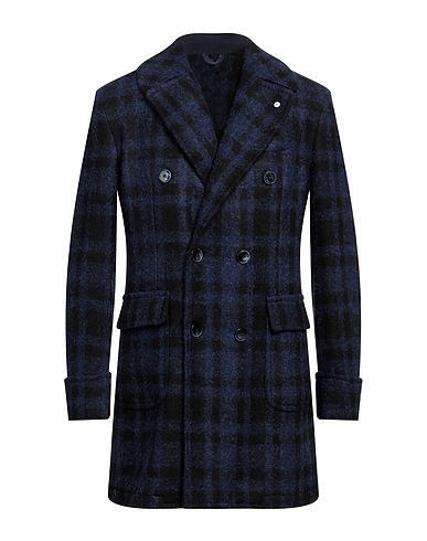 L.B.M. 1911 Coat Navy 56% Wool, 16% Polyamide, 10% Polyester, 9% Mohair wool, 9% Alpaca wool