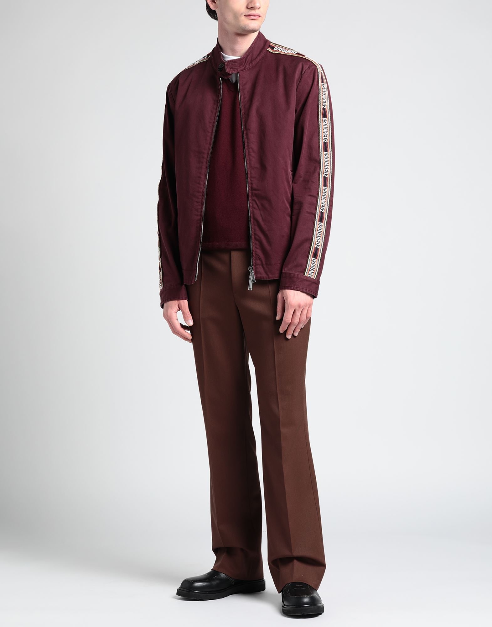 DSQUARED2 Coats & Jackets | Burgundy Men's Jacket | YOOX