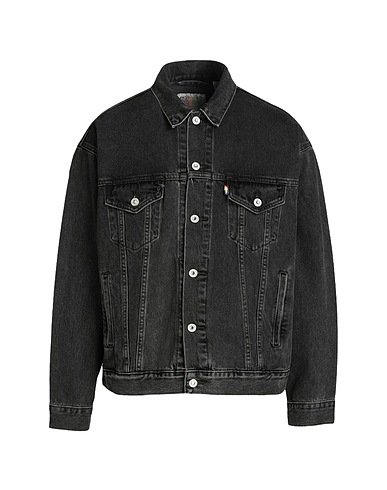 LEVI'S Denim jacket MT-TRUCKER	 Black 100% Cotton