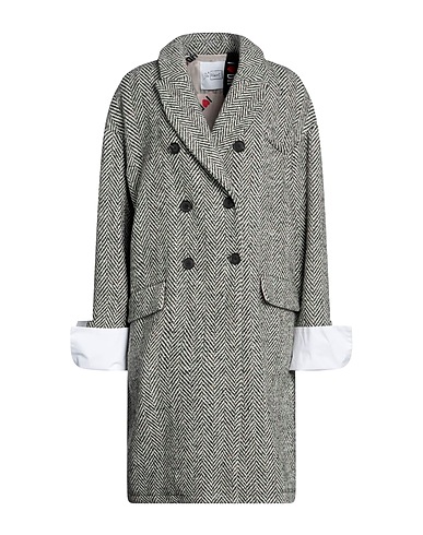 DE' HART Coat Dark green 63% Cotton, 20% Polyacrylic, 15% Polyester, 2% Other Fibres