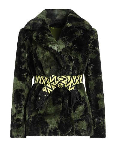 DE' HART Teddy Coat Dark green 100% Recycled polyester