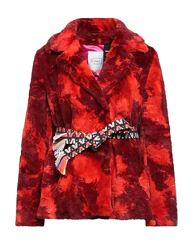 DE' HART Teddy Coat Rust 100% Polyester