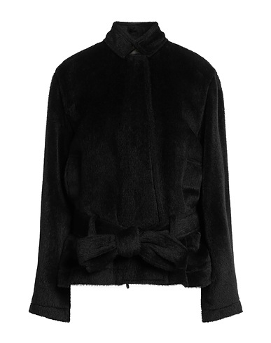 DRUMOHR Coat Black 75% Alpaca wool, 25% Virgin Wool