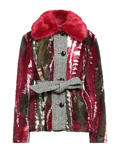 DE' HART Teddy Coat Garnet 98% Recycled polyester, 2% Wool