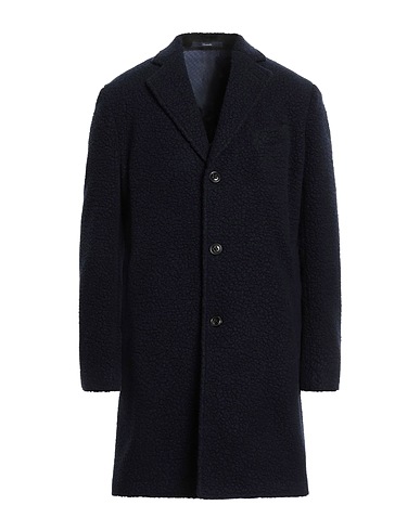 DRUMOHR Teddy Coat Blu notte 60% Lana, 21% Poliammide, 15% Poliestere, 4% Altre Fibre