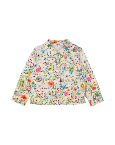 DIOR Denim jacket White 97% Cotton, 3% Elastane