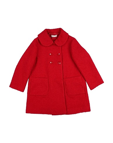MONNALISA Caban e doppio petto Rosso 57% Fibre sintetiche, 28% Cotone, 12% Lana Vergine, 3% Altre Fibre
