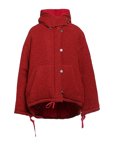 ROSIE ASSOULIN Shell jacket Brick red 42% Virgin Wool, 24% Polyester, 19% Acrylic, 15% Alpaca wool