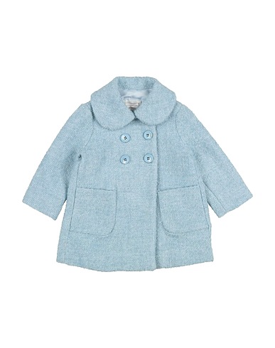 MONNALISA Caban e doppio petto Blu chiaro 29% Acrilico, 28% Cotone, 24% Poliestere, 12% Lana Vergine, 7% Fibre sintetiche