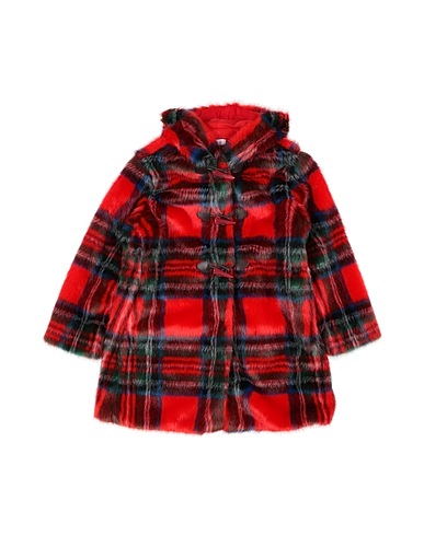 MONNALISA Teddy Coat Red 100% Modacrylic