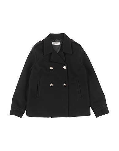 VICOLO Coat Black 100% Polyester