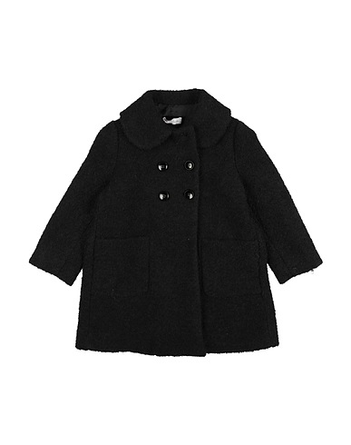 MONNALISA Caban e doppio petto Nero 29% Acrilico, 28% Cotone, 24% Poliestere, 12% Lana Vergine, 7% Fibre sintetiche