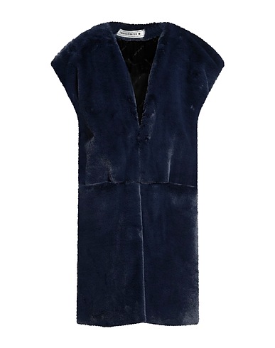SHIRTAPORTER Teddy Coat Blue 100% Polyester, Viscose
