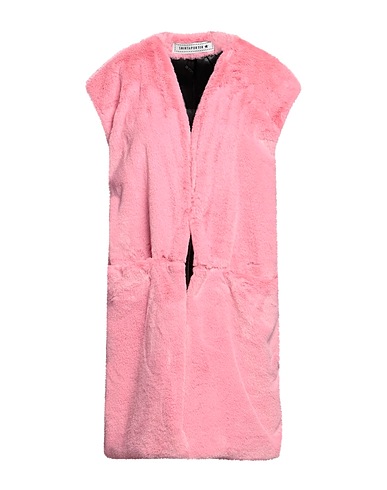 SHIRTAPORTER Teddy Coat Fuchsia 100% Polyester, Viscose
