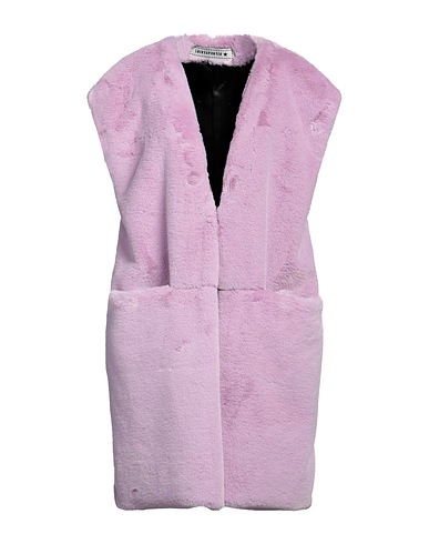 SHIRTAPORTER Teddy Coat Pink 100% Polyester, Viscose