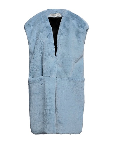 SHIRTAPORTER Kunstpelz Azurblau 100% Polyester, Viskose