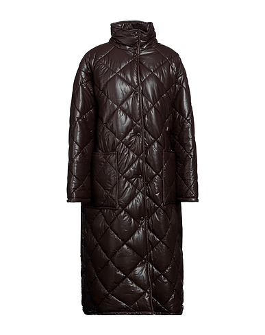 STAND STUDIO Shell  jacket Dark brown 50% Polyurethane, 50% Polyester