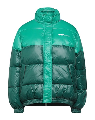 OOF WEAR Piumino Verde Poliammide, Poliestere