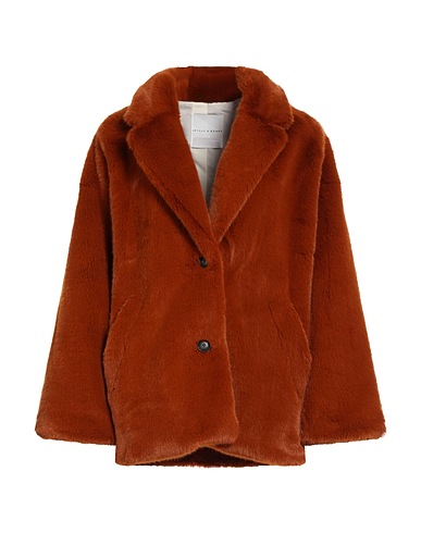 SKILLS & GENES Teddy Coat Tan 100% Polyester