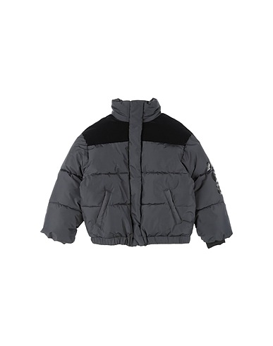 MONNALISA Shell jacket Black 100% Polyester, Polyamide, Viscose
