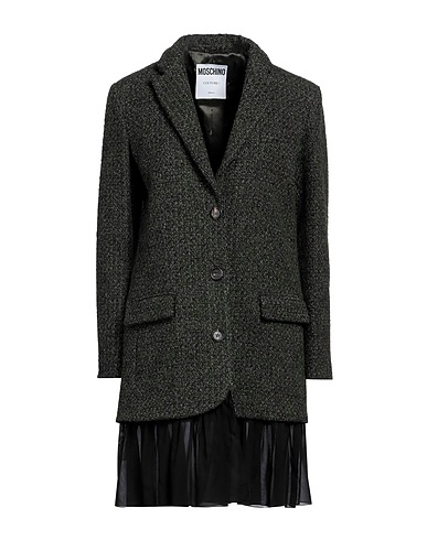 MOSCHINO Mantel Militärgrün 100% Rayon