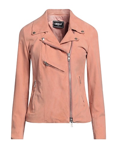 SWORD 6.6.44 Biker jacket Blush 100% Leather