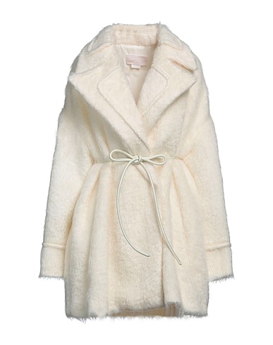 GENNY Coat Off white 60% Polyamide, 26% Mohair wool, 14% Virgin Wool, Polyester