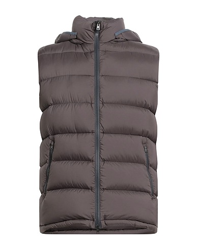 HERNO Vest Dark brown 100% Polyamide