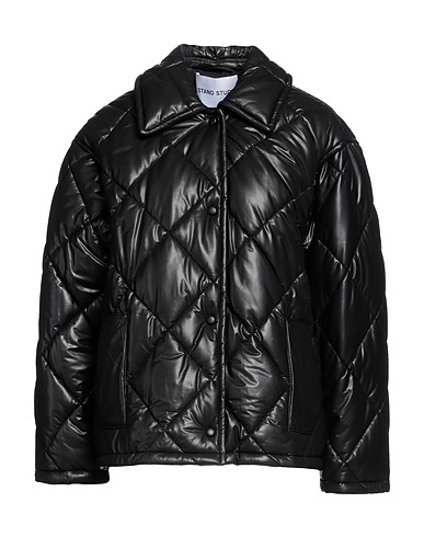 STAND STUDIO Shell  jacket Black 50% Polyurethane, 50% Polyester