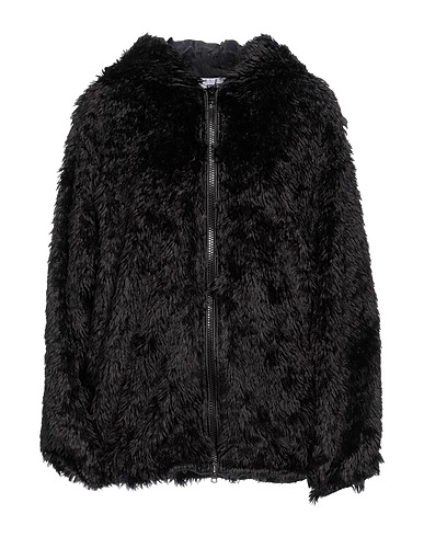 GRIFONI Kunstpelz Schwarz 40% Mohairwolle, 40% Acryl, 20% Polyester