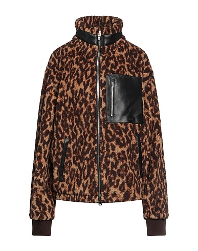 AMIRI Teddy Coat Camel 55% Acrylic, 45% Polyester, Ovine leather