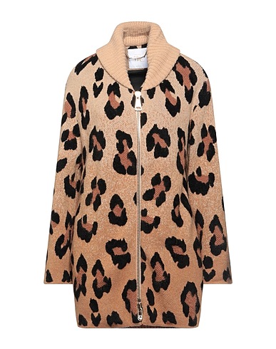 VDP VIA DELLE PERLE Coat COLLECTION Sand 70% Acetate, 30% Viscose