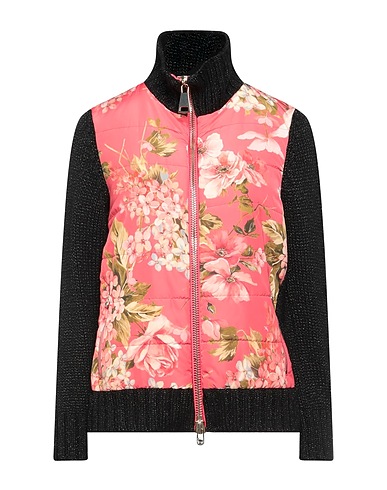 VDP VIA DELLE PERLE Bomber COLLECTION Coral 100% Polyester, Wool, Viscose, Polyamide, Cashmere