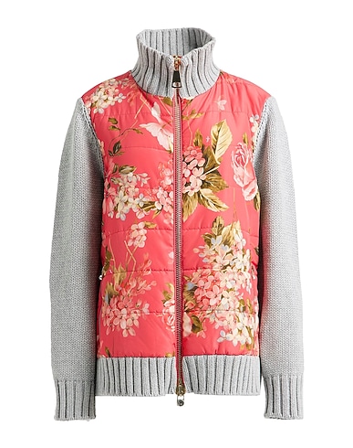 VDP VIA DELLE PERLE Bomber COLLECTION Grey 100% Polyester, Wool, Viscose, Polyamide, Cashmere