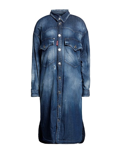 DSQUARED2 Denim jacket Blue 98% Cotton, 2% Elastane, Virgin Wool, Polyester