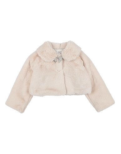 MONNALISA Teddy Coat Ivory 100% Polyester