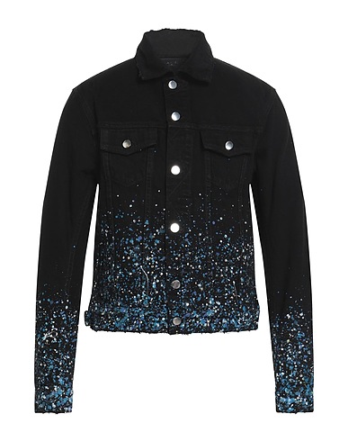 AMIRI Denim jacket Black 100% Cotton