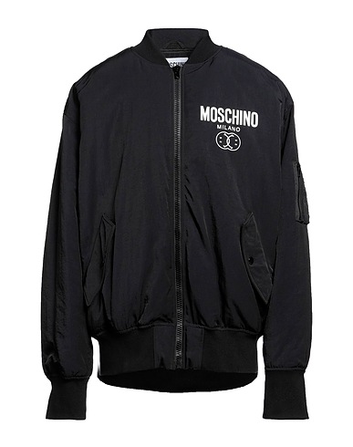 MOSCHINO Bomber Black 100% Polyamide, Polyester, Viscose, Elastane