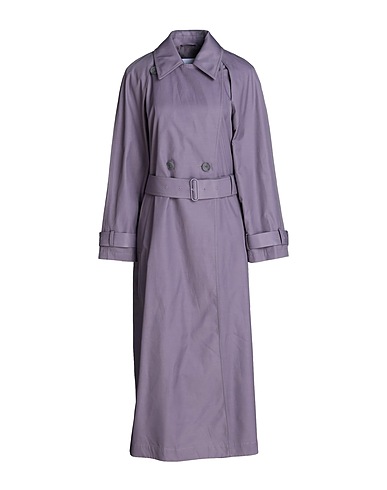 CALVIN KLEIN Double breasted pea coat Mauve 57% Cotton, 43% Polyester