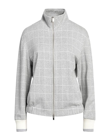 PUROTATTO Giubbotto Grigio chiaro 100% Cotone